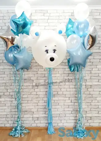 Гелиевые шары, фотозоны, оформление праздников, фотография 2