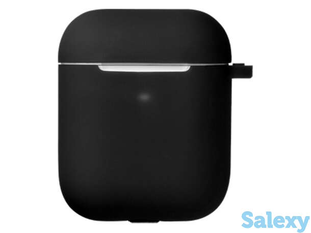 Силиконовый чехол prime line для airpods 1/2 (4705). графит, фотография 1