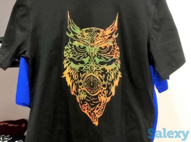 Акция июля -10% Печать на футболках логотипы надписи, фотография 2