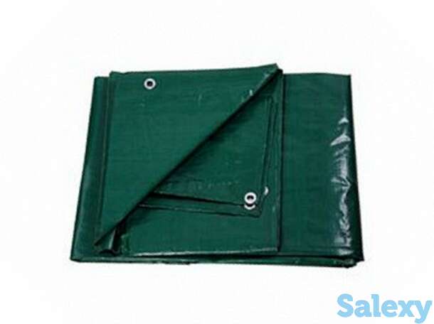 Тент тарпаулин 120 г/кв.м  6х10, фотография 1