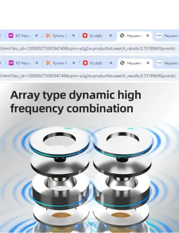 Наушники Kz-dq6s, фотография 2