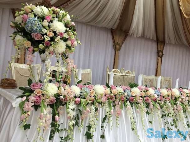 Оформление праздника Живыми цветами! Недорого!, фотография 2