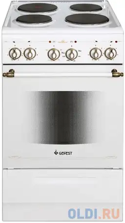Электрическая плита gefest 5140-01 0121 белый, фотография 1