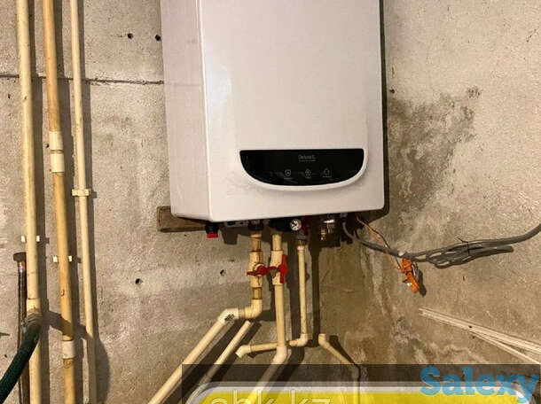 Ремонт и обслуживание, чистка теплообменника газового котла unilux в талгаре (алматинской области), фотография 1