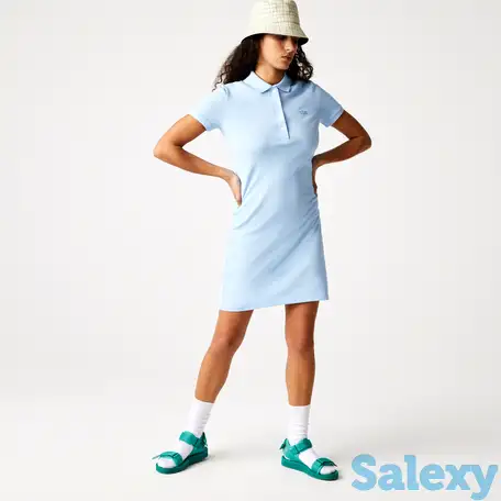 Женское платье-поло lacoste из особого хлопка piqu? slim fit, фотография 1