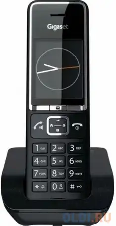 Р/телефон dect gigaset comfort 550 rus черный автооветчик аон, фотография 1