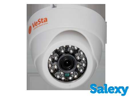 Продам Купольная мультирежимная AHD/TVI/CVI/CVBS 1Mpx камера видеонаблюдения внутреннего исполнения VC, фотография 1