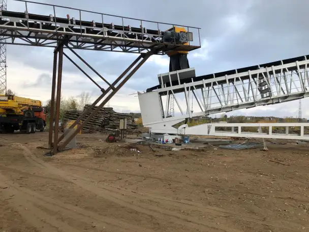 Радиальный конвейер Автоматический Телескопический PTRC1055,  500 тч, PolygonMach Турция., фотография 10