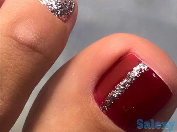 Услуги ногтевого сервиса маникюр с выравниванием и укреплением, педикюр, удаление врошего ногтя, дизайн, худ.роспись., фотография 1