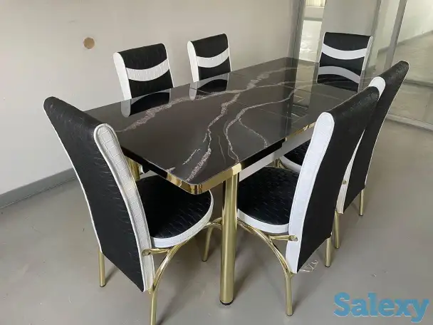 Кухонный комплект стол и 6 стульев. Производство Турция, фотография 1
