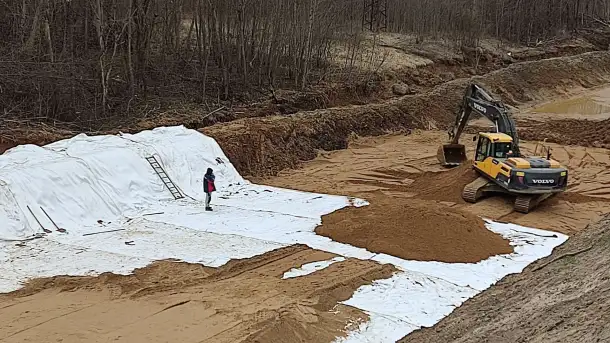 Геоспан ТНПЭ от 10050кН до 1200100 кН Тканый геотекстиль из прочных полиэфирных нитей, фотография 5