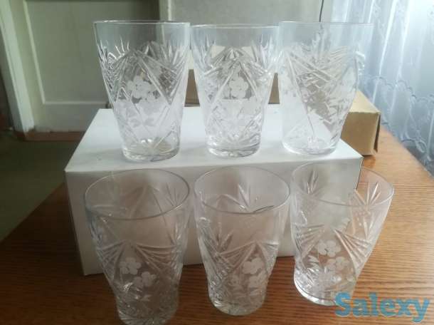Набор стаканов/фужеров хрусталь, фотография 2