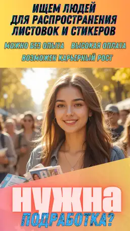 Нужны распространители листовок, фотография 1