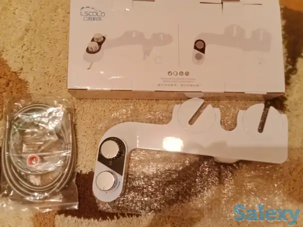 Биде накладка портативное, Хол/гор вода. Новое, фотография 6