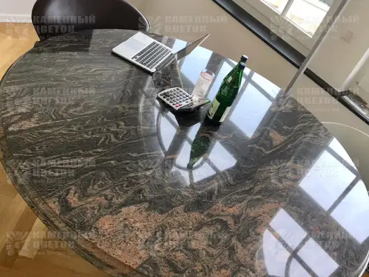 Мраморные столешницы. Изготовление столешниц из мрамора, гранита, травертина, оникса. Делаем замеры и монтаж, фотография 1