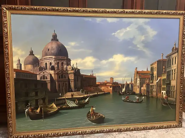 Картина маслом  гранд канал Венеция, фотография 1
