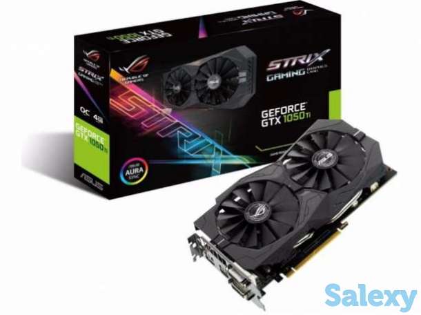Видеокарта 4GB ASUS ROG GTX 1050Ti Strix Gaming, фотография 1