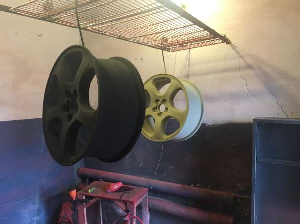 Покраска автомобильных дисков порошковой краской, фотография 2