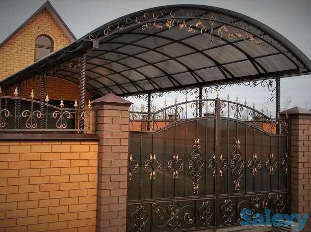 Изготовление и монтаж ворот (металлические), фотография 3