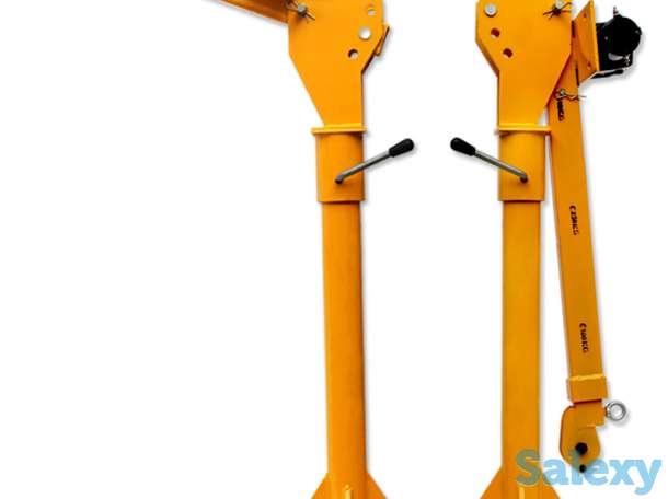 HP1000 мини-кран с лебёдкой и гидравлическим домкратом, грузоподъёмность 1000 кг., фотография 1