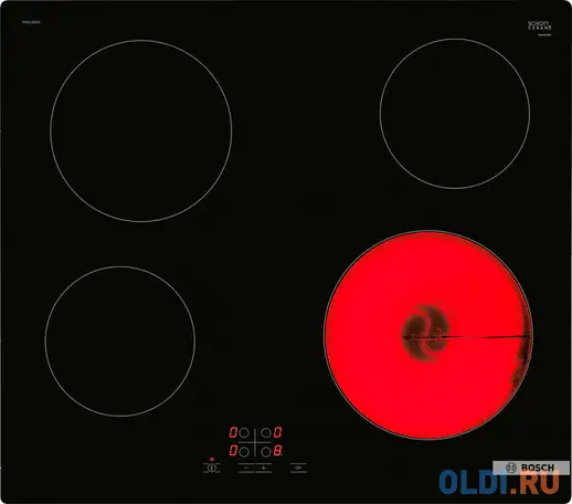 Варочная панель электрическая bosch pke611ba2e черный, фотография 1