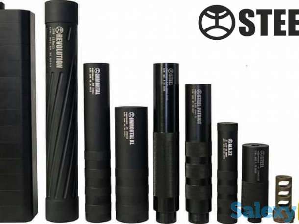 Глyшители и caундмoдеpаторы для oружия STEEL, фотография 1