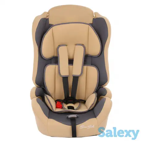 BAMBOLA Автомобильное кресло для детей 9-36 кг PRIMO Серый/Бежевый 2шт/кор, фотография 2