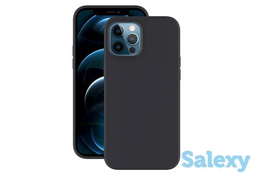 Чехол deppa gel color case для apple iphone 12 pro max (87755). черный, фотография 1