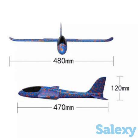 EPP самолет,самолет из пенопласта.детский планирующий самолетик, фотография 4