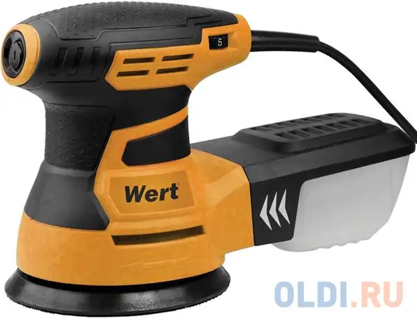 Эксцентриковая шлифмашина wert ees 125de 125 мм 350 вт, фотография 1