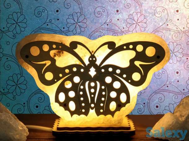 Соляная (солевая) лампа, соляной светильник, подарок девушке, ребенку, фотография 4