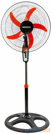 Вентилятор напольный sonnen tf-50w-45-а304 50 вт черный, фотография 1