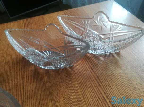 Хрусталь ваза, салатник, конфетница, фотография 3