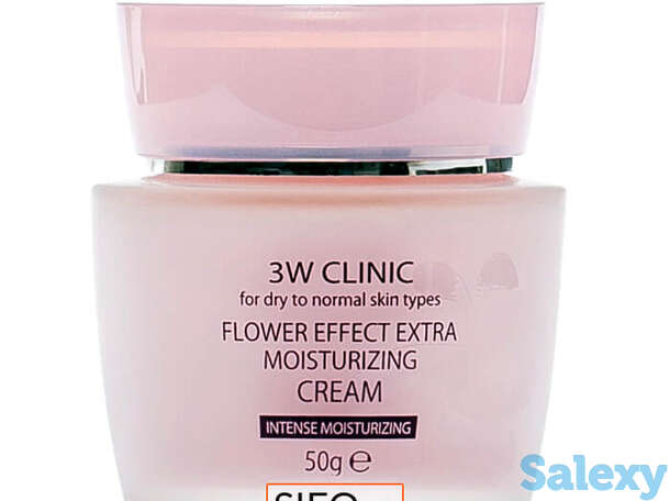 Крем для лица 3w clinic flower effect extra moisturizing cream, фотография 1