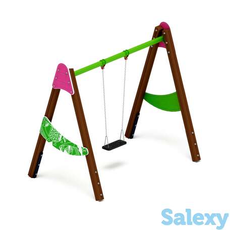 Качели уличные д1 лукоморье ио 11.д.03.03-п, фотография 1