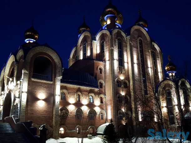Архитектурная подсветка зданий, освещение фасадов, фотография 3