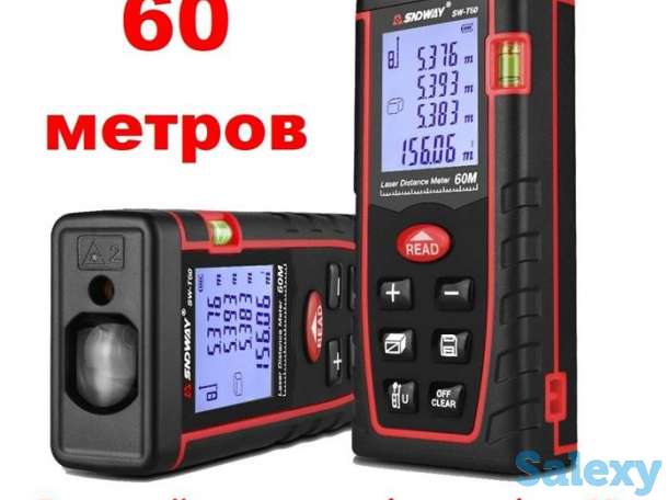 Продам лазерный дальномер (рулетка) до 60 метров, Модель SW-T60, фотография 1