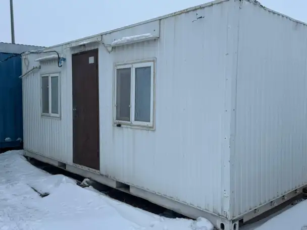 Мобильное здание под жилье на базе 20фт контейнера, фотография 1