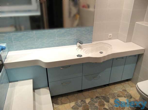 Столешницы для ванных комнат из жидкого гранита GraniStone, фотография 1