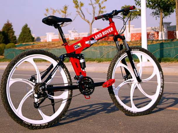 Складной велосипед на литых дисках Land Rover, фотография 7