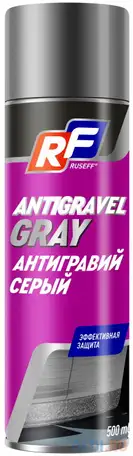 25378n ruseff антигравий серый 500 мл (аэрозоль/баллон 650 мл), фотография 1
