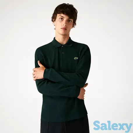 Поло lacoste classic fit с длинным рукавом, фотография 1