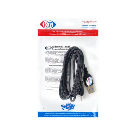 Кабель ViTi USB U3UC 1.2 m оптом, фотография 4
