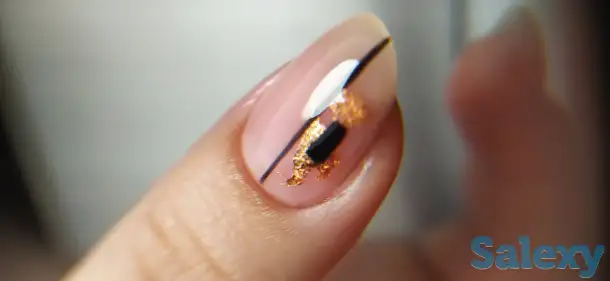 Маникюр, укрепление натуральных ногтей гелем, наращивание ногтей., фотография 6