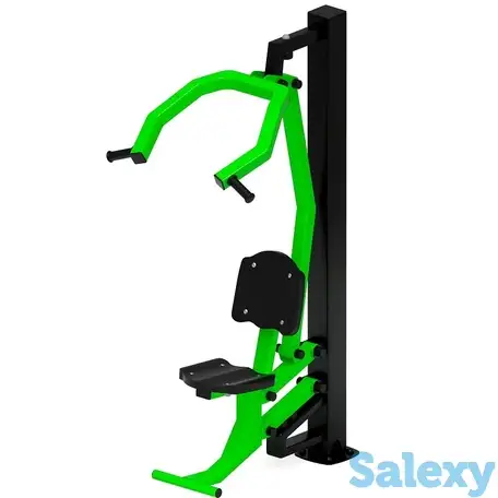 Тяга верхняя (зеленый) - уличный тренажер - ст 007-12, фотография 1