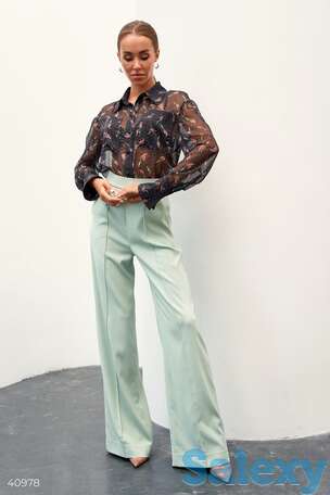 Черное боди рубашечного кроя, фотография 1