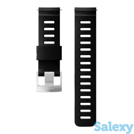 Ремешок силиконовый для d5, черный, стальная застежка, фотография 1