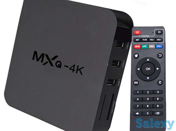 Продам Бюджетная Android TV приставка (TV Box) с 4-х ядерным процессором, 1гб/8гб памятью, модель MXQ-4K, фотография 1