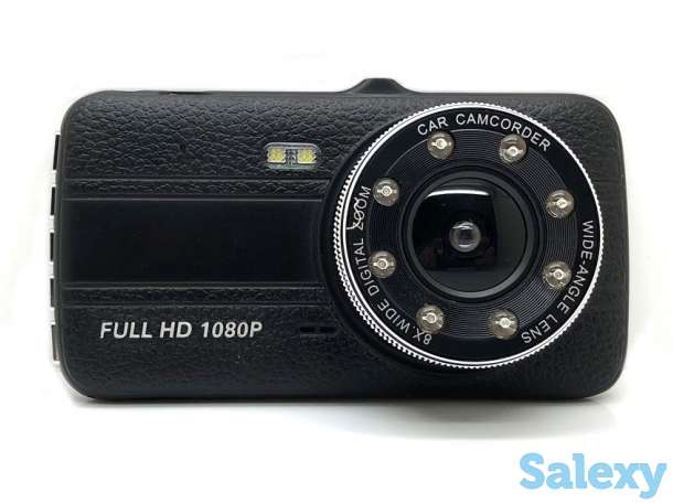 Продам автомобильный видеорегистратор с двумя (2) камерами, большим 4.0 дюймовым экраном, фотография 1