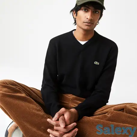 Мужской шерстяной свитер lacoste, фотография 1